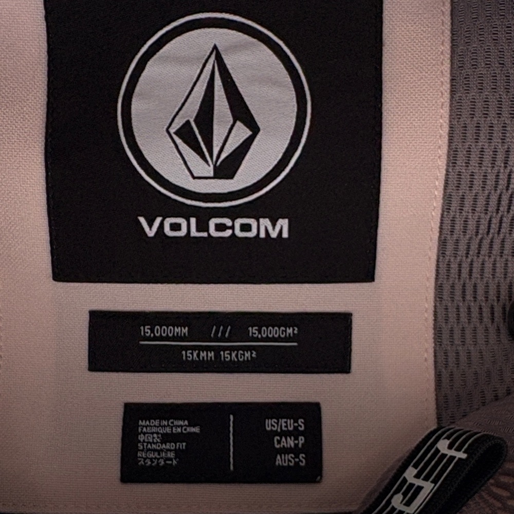 Volcom Men's Brighton Pullover Anorak Hooded Jacket in Pink/Black - Picture 14 of 14